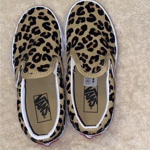Girls Size 12 Cheetah Vans
